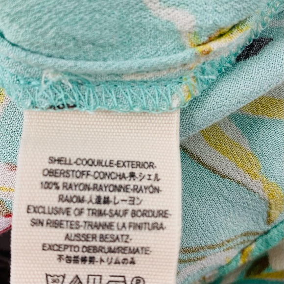 Free People Bella Printed Floral Tunic in Turquoise - Picture 10 of 12